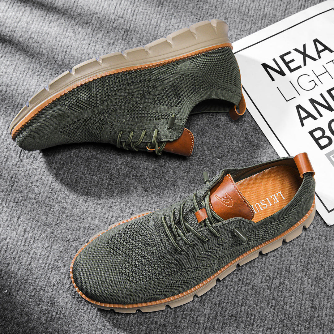 Casual men's orthopedic walking shoes with arch support; breathable for an active, comfortable lifestyle.