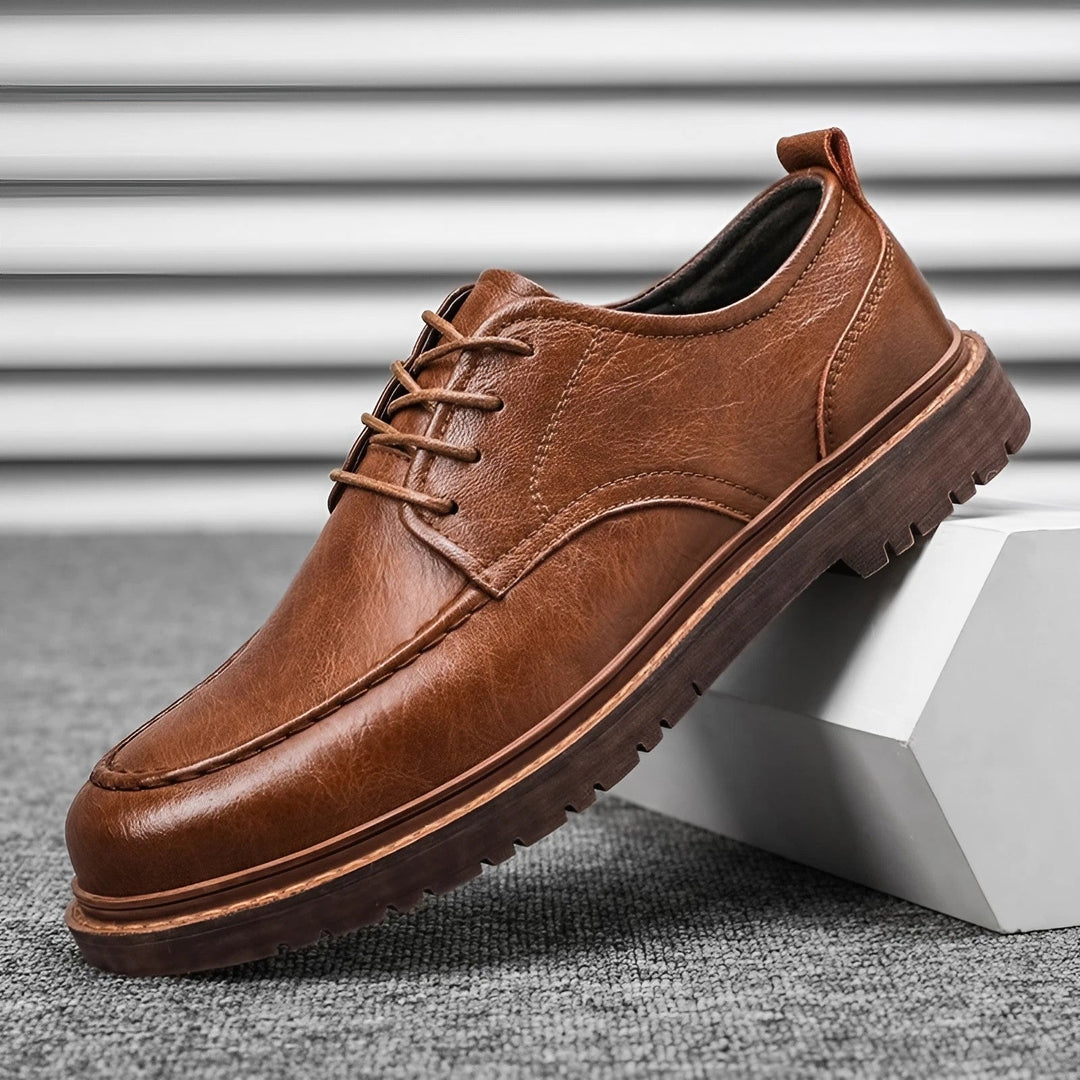 Stylish men's slip-on dress shoes with premium comfort features, ideal for office, smart casual, and daily style.