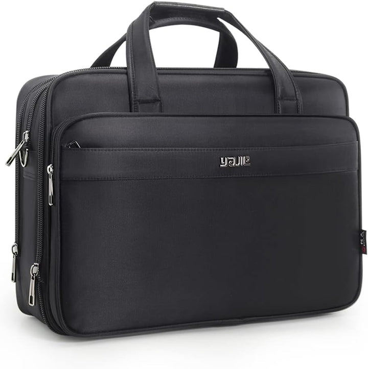 Men's professional canvas laptop business tote bag for work & travel.