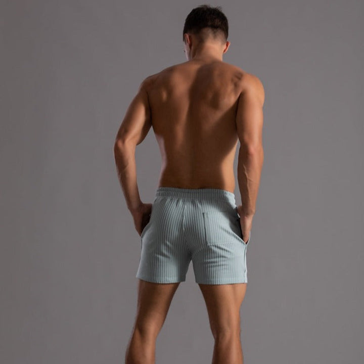 Versatile men's quick-drying ripstop swim shorts, great for leisure or active use.