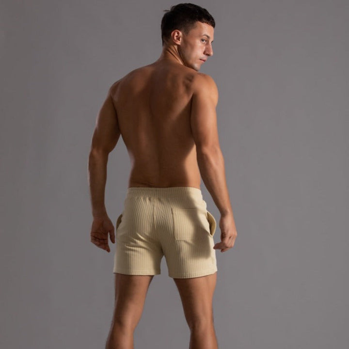 Durable ripstop men's swimwear, quick-drying and comfortable beach shorts.