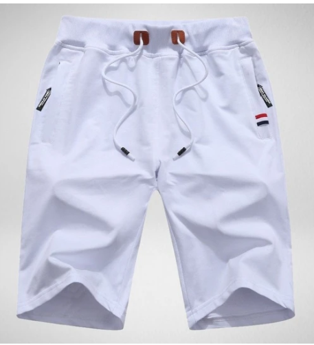 Men's relaxed fit drawstring shorts, a comfortable and stylish choice for casual summer fashion.