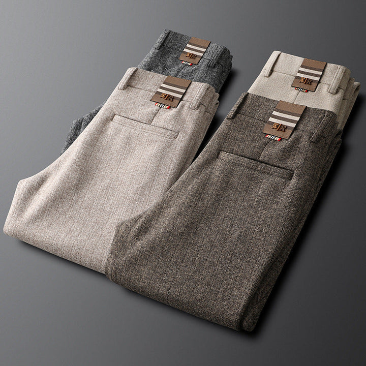 Sharp men's Regent tailored trousers, designed for modern elegance & a comfortable fit.