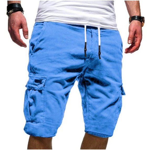 Versatile men's relaxed fit cargo shorts, perfect for summer outdoor adventures, walks, & casual comfort.