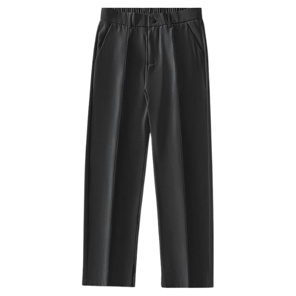 Men's relaxed fit casual pants with stretch, offering ultimate comfort for athletic and everyday wear.