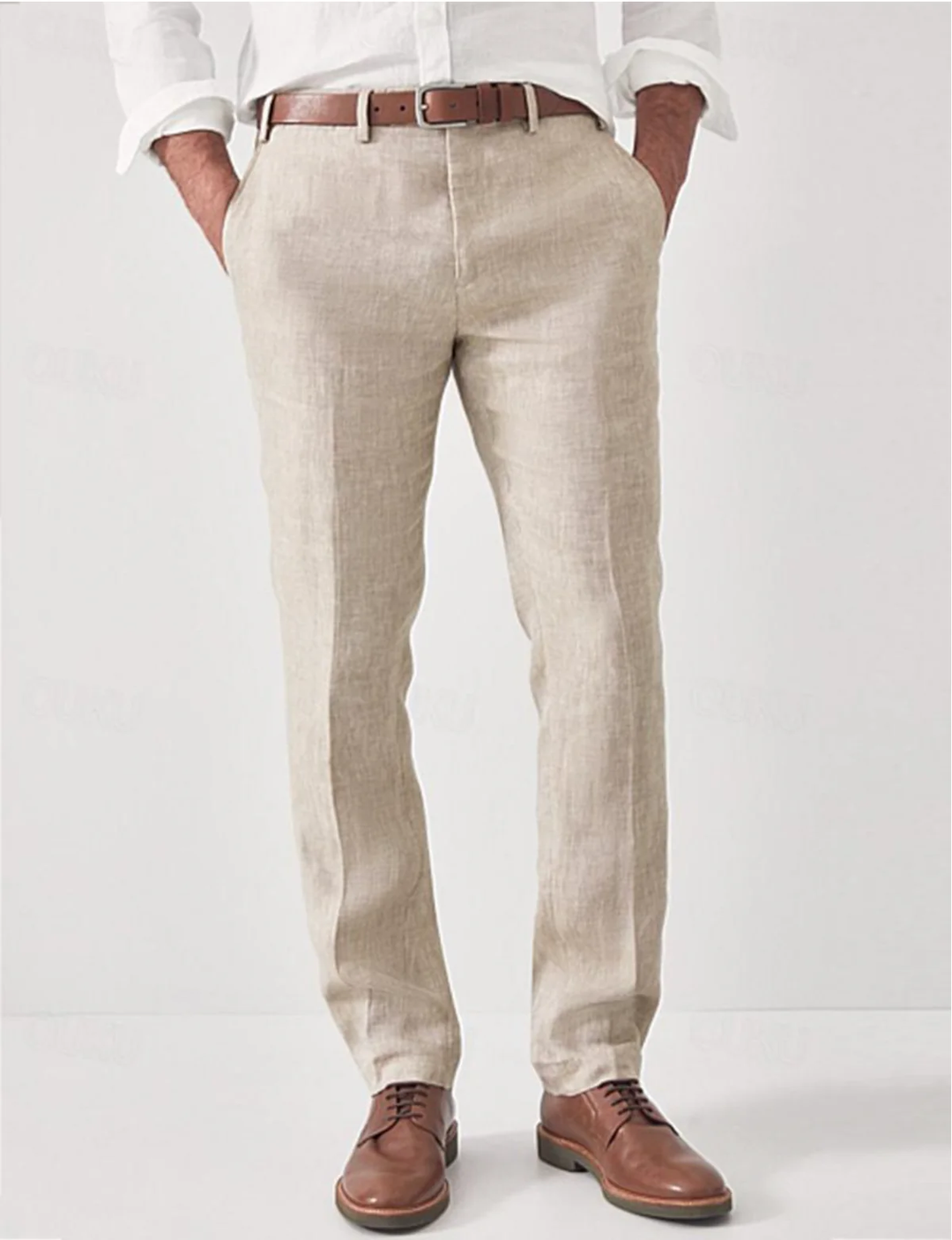 Relaxed fit men's harem pants for ultimate comfort, elastic waist; perfect for casual and lounge wear.