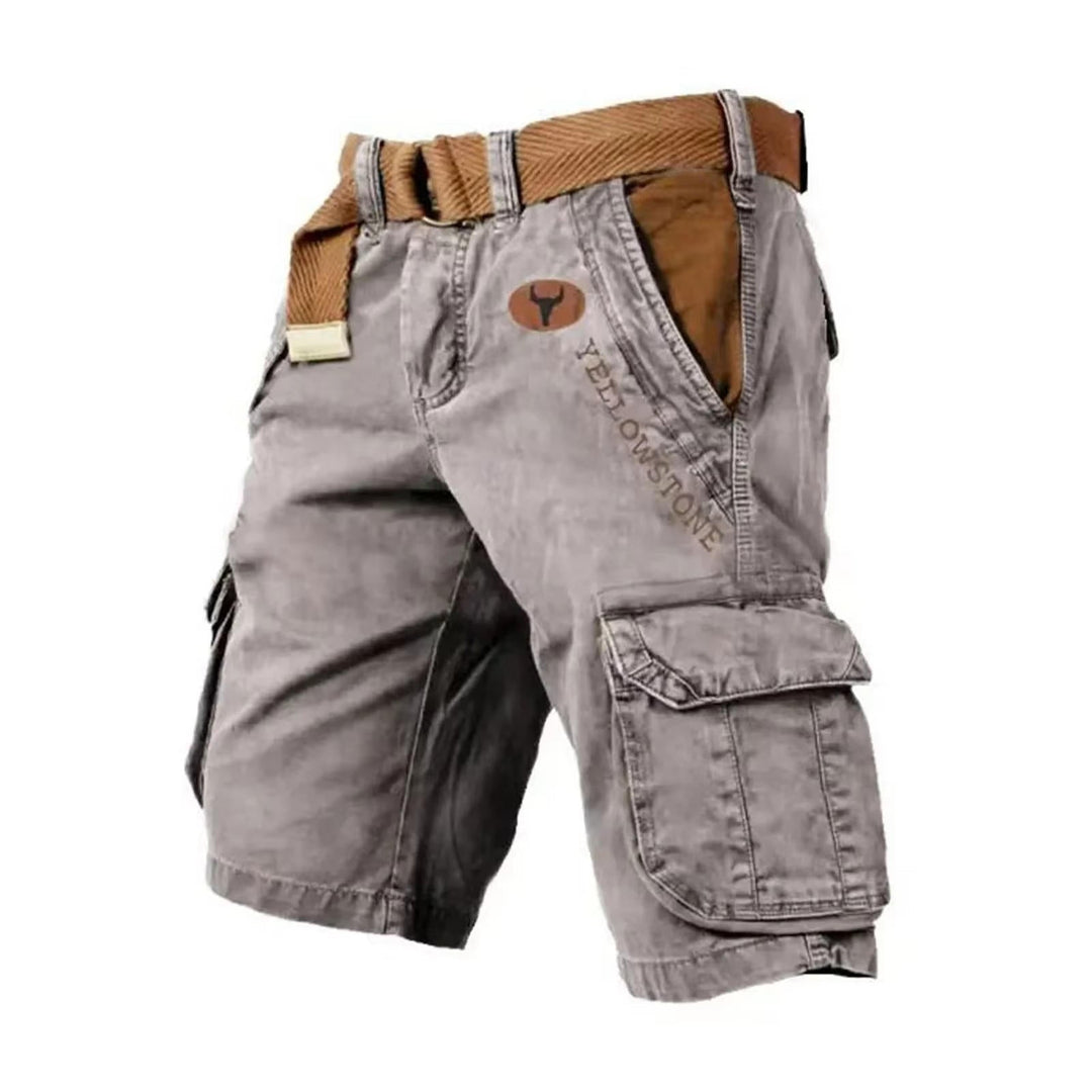Men's relaxed fit multi-pocket cargo shorts for ultimate comfort and casual style.