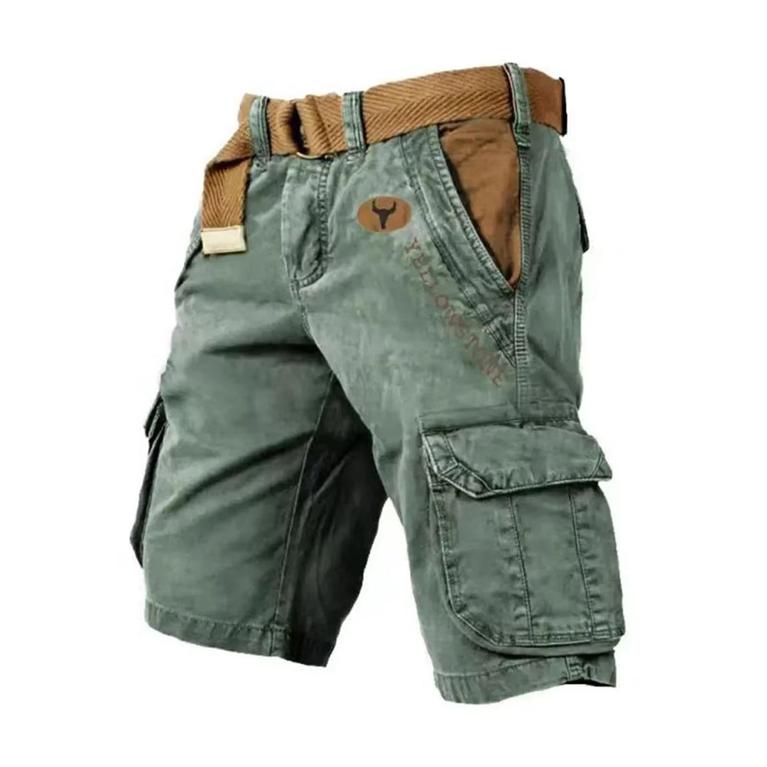 Comfortable men's relaxed fit shorts, ideal for summer casual wear and everyday activities.