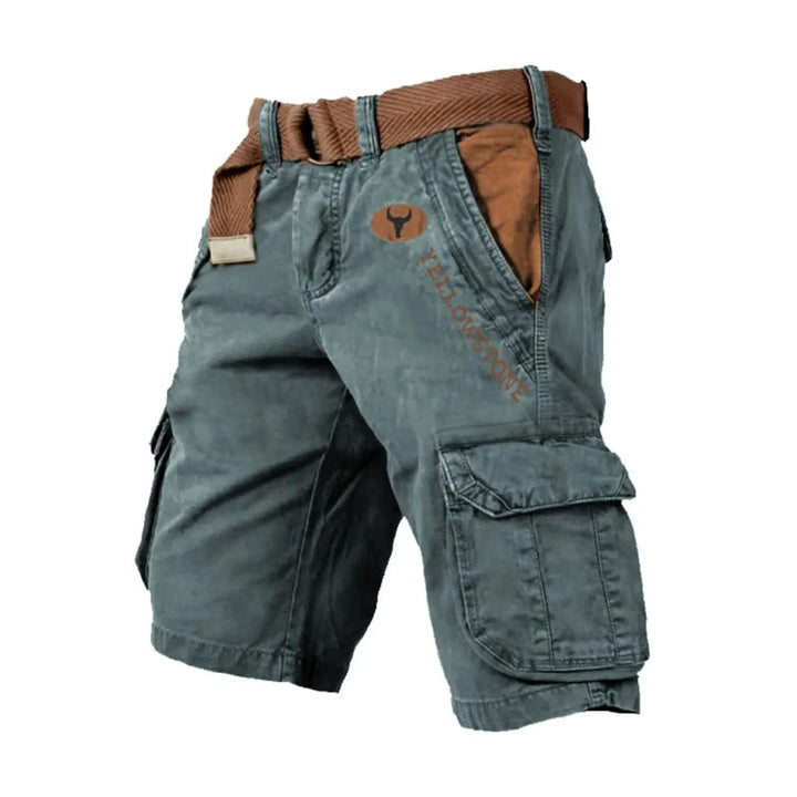Versatile men's summer shorts, multi-pocket design for utility, durable fabric, and comfortable fit.