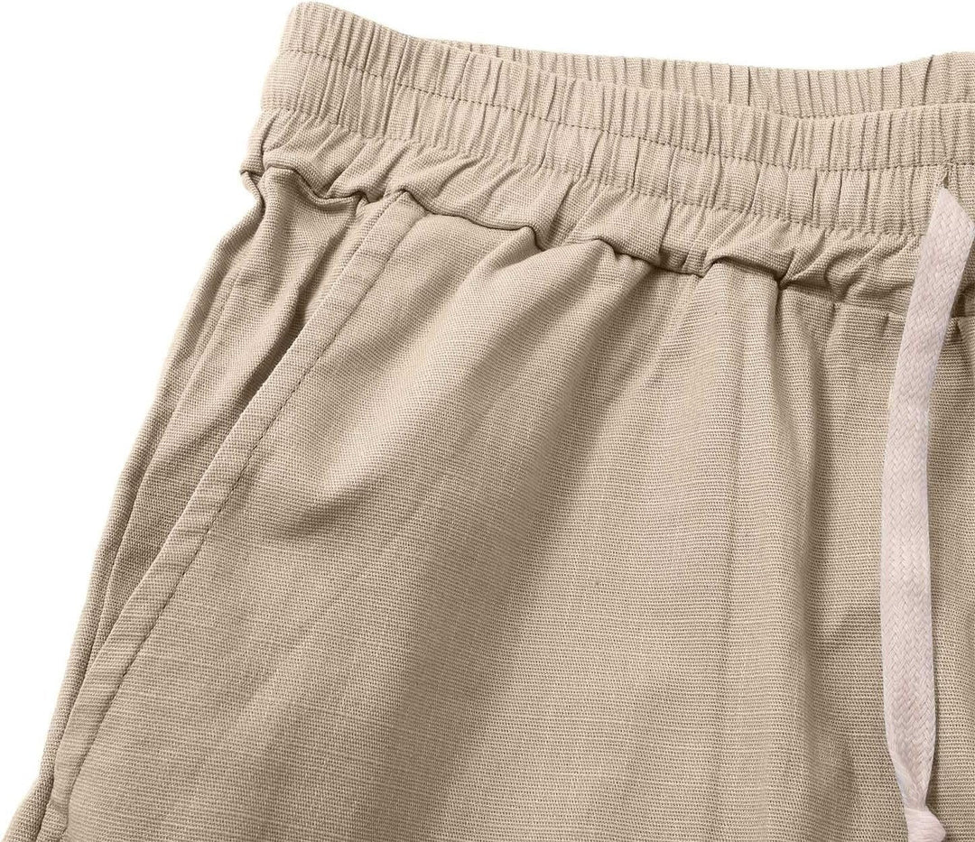 Man walking in relaxed fit summer shorts, ideal for active casual wear or beach trips.