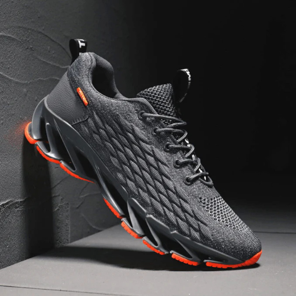 Men's responsive athletic sneakers, engineered for dynamic running & training. Optimal comfort & support.