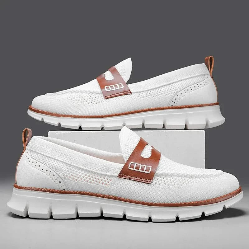 Versatile men's Ridge loafers, slip-on shoes for breathable comfort, modern style & everyday wear.