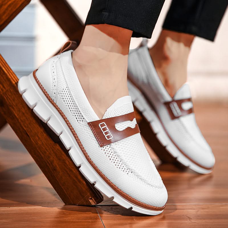 Orthopedic support men's Ridge loafers, designed for ultimate comfort and foot health in a modern slip-on style.