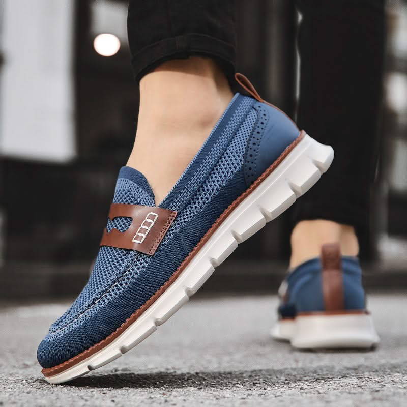 Breathable men's Ridge loafers, perfect spring & summer shoes, keeping feet cool & comfortable.
