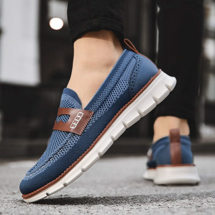 Breathable men's Ridge loafers, perfect spring & summer shoes, keeping feet cool & comfortable.