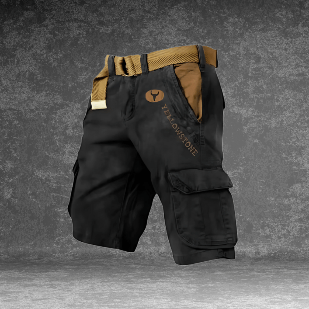 Versatile men's cargo shorts with multiple pockets for utility. Ideal for casual summer wear & outdoor activities.