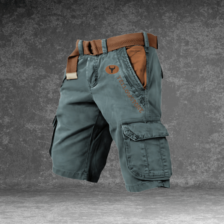 Rugged men's multi-pocket shorts for versatile everyday wear. Comfortable & durable for all your adventures.