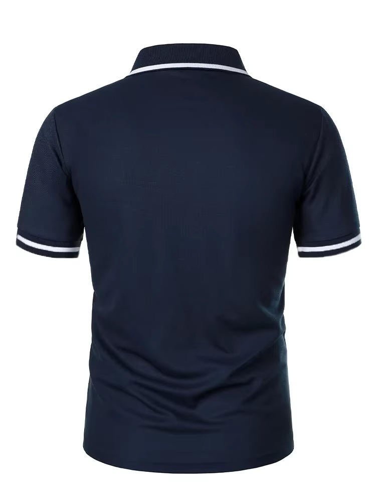 Men's comfortable short sleeve polo shirt with a stylish chest pocket. Classic fit for versatile men's fashion.