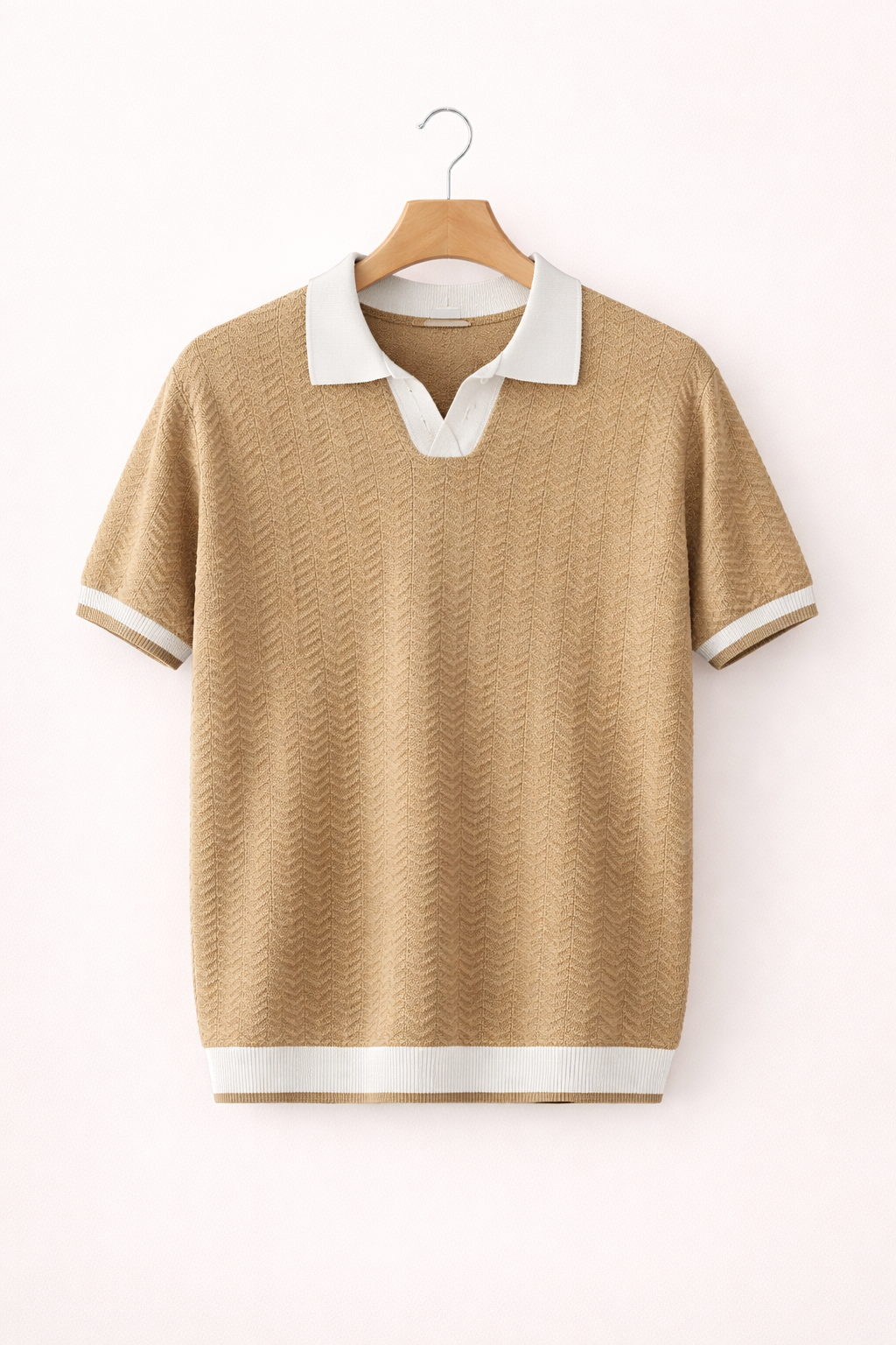 Men's short sleeve polo shirt for everyday wear, offering comfort & a stylish look for any occasion.