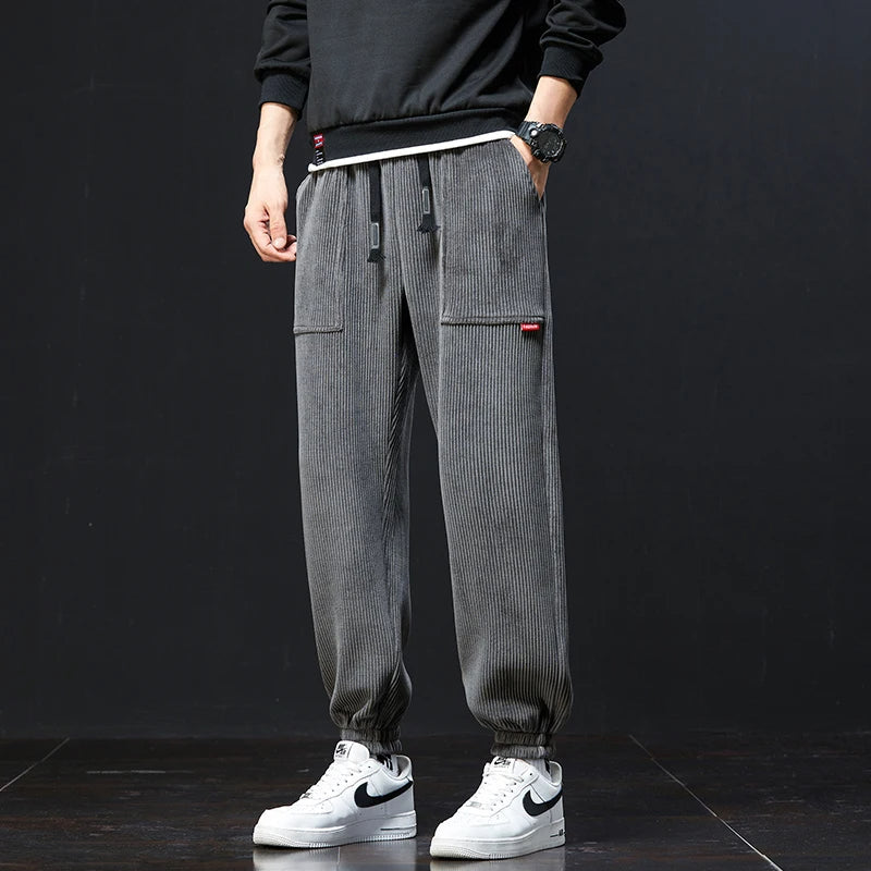 Comfortable men's signature joggers, soft fabric, great for gym, home, or casual outings.
