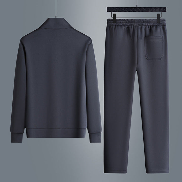 Tailored fit men's athletic tracksuit for performance & leisurewear. Comfortable matching set for active lifestyles.