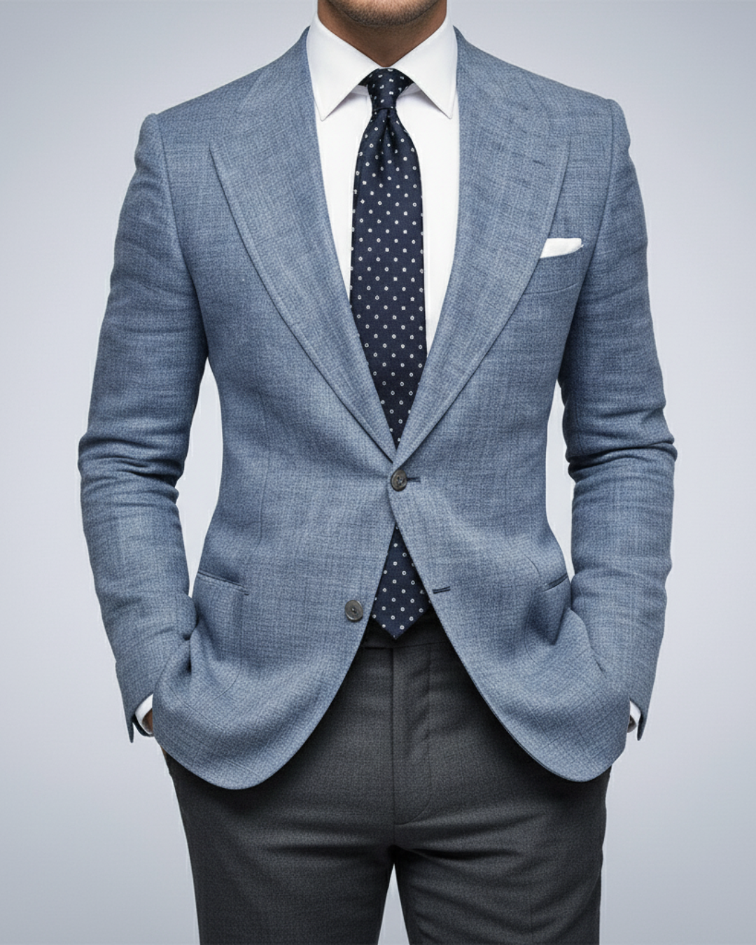 Men's slim fit blazer, ideal for business & smart casual events. Stylish tailored jacket for modern fashion.