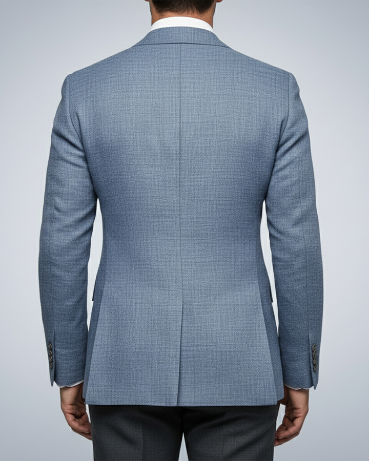 Professional men's slim fit jacket, a modern tailored blazer suitable for business and formal occasions.