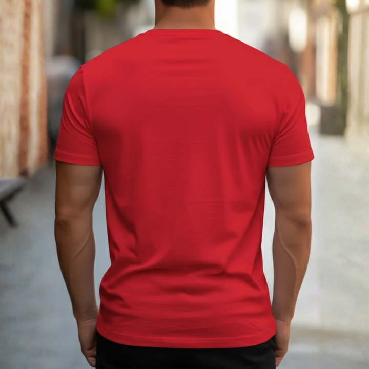 Comfortable men's slim fit crew neck short sleeve tee, perfect for casual style & everyday fashion.