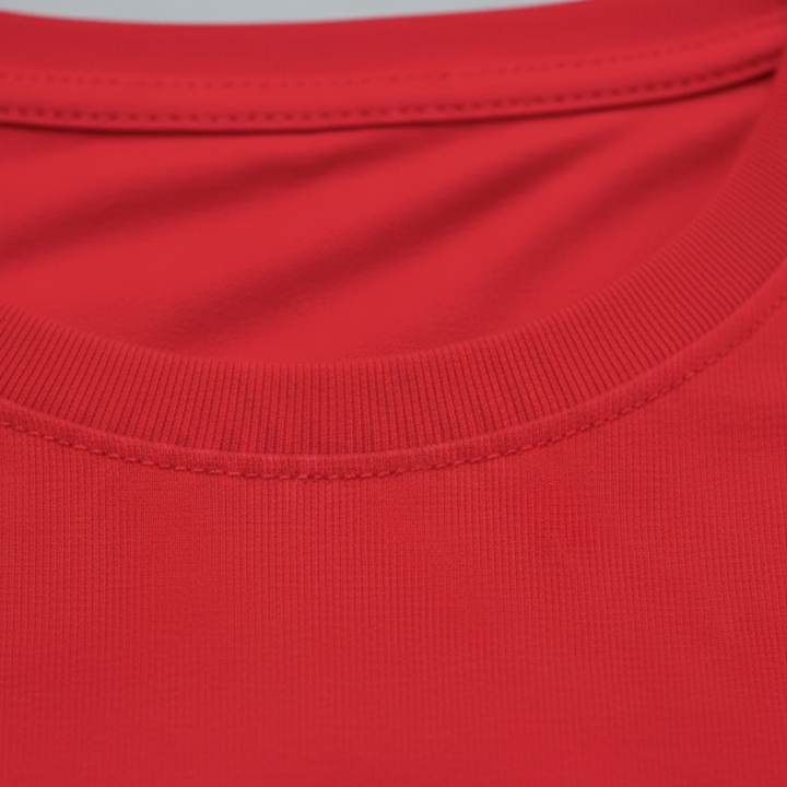 Modern menswear: sleek slim fit crew neck short sleeve t-shirt, essential for casual and stylish looks.