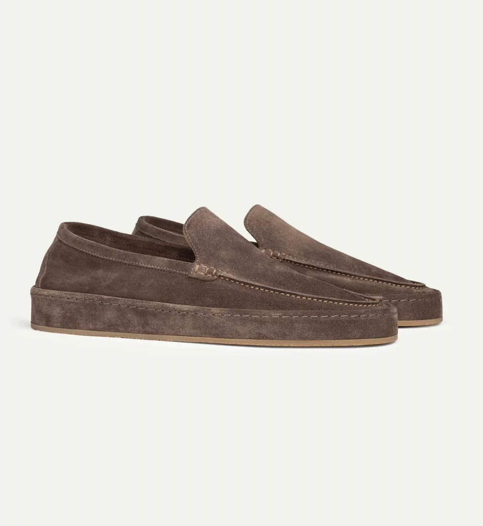 Comfortable men's slip-on loafers with cushioned sole. Easy-wear footwear for casual & everyday style.