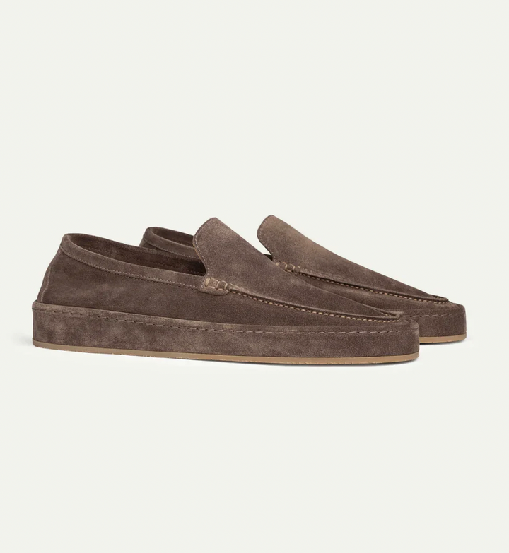 Comfortable men's slip-on loafers with cushioned sole. Easy-wear footwear for casual & everyday style.