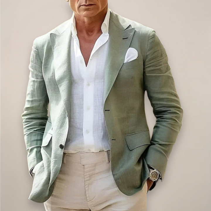 Stylish men's blazer, a smart casual choice for modern professionals, offering comfort & a tailored look for any occasion.