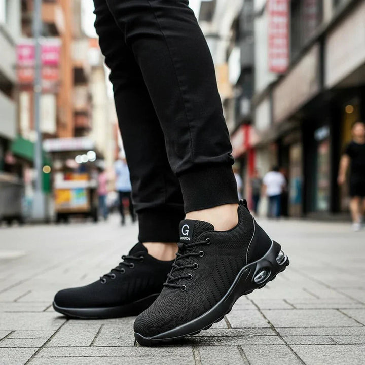 Men's steel toe work boots for ultimate safety & comfort. Durable, slip-resistant industrial footwear.