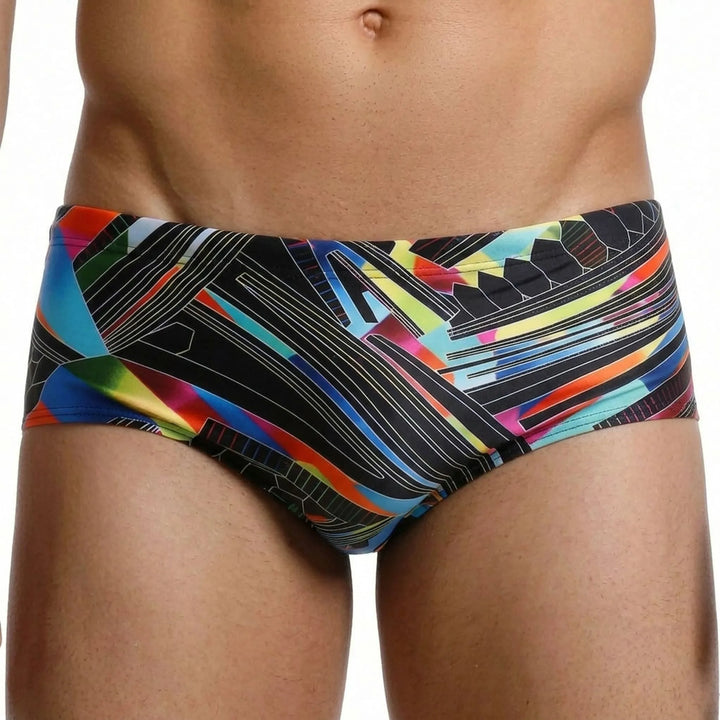 Sleek men's square cut swimwear, perfect for swimming, beach days, and all your summer adventures.