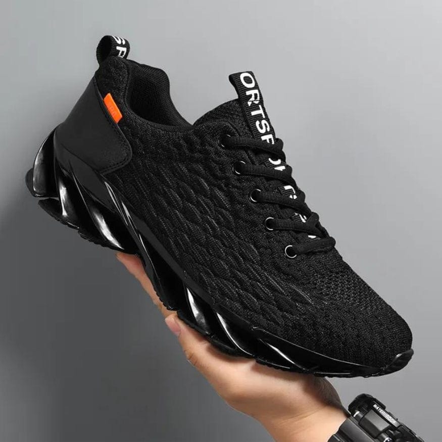Supportive men's walking shoes for joint pain relief. StrideMax comfort sneakers for active lifestyle & everyday wear.