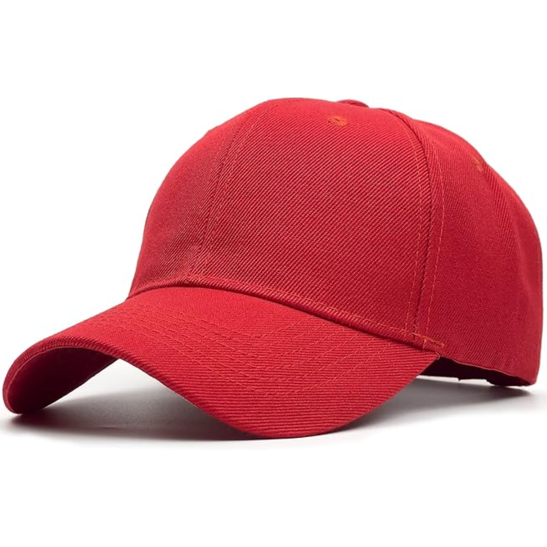 Men's structured adjustable baseball cap, perfect for casual wear & sports.