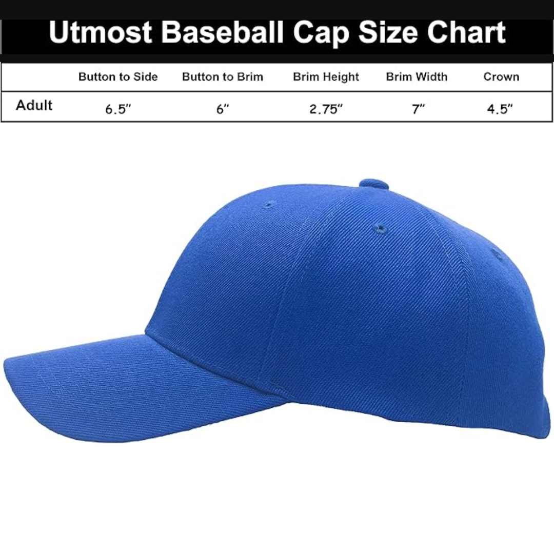 Men's structured adjustable baseball cap worn outdoors, essential headwear for an active lifestyle.