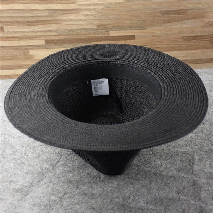 Stylish men's casual Panama hat with a natural weave. A fashionable and comfortable sun hat for men.