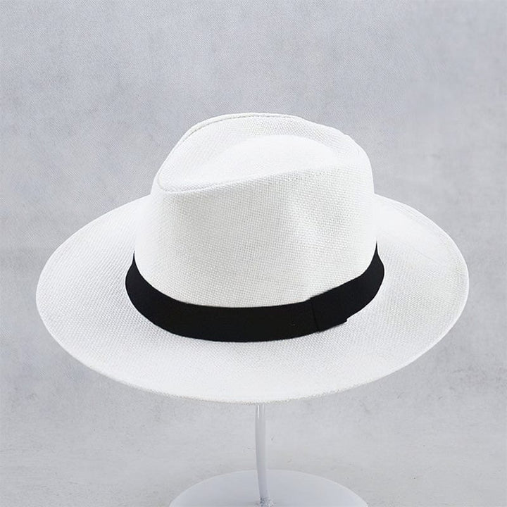 Men's beach Panama hat, stylish & protective. Essential for summer fashion, keeping you cool & shaded.