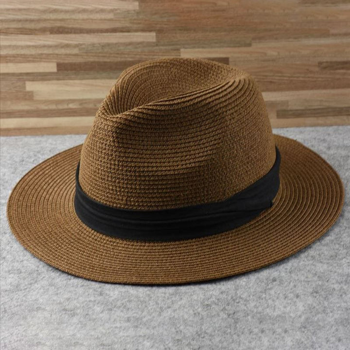 Premium handmade men's Panama hat. Versatile and stylish for summer fashion, beach trips, or casual wear.