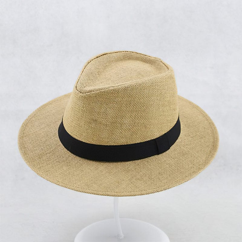 Classic men's Panama hat, offering stylish sun protection. A timeless casual accessory for summer comfort.