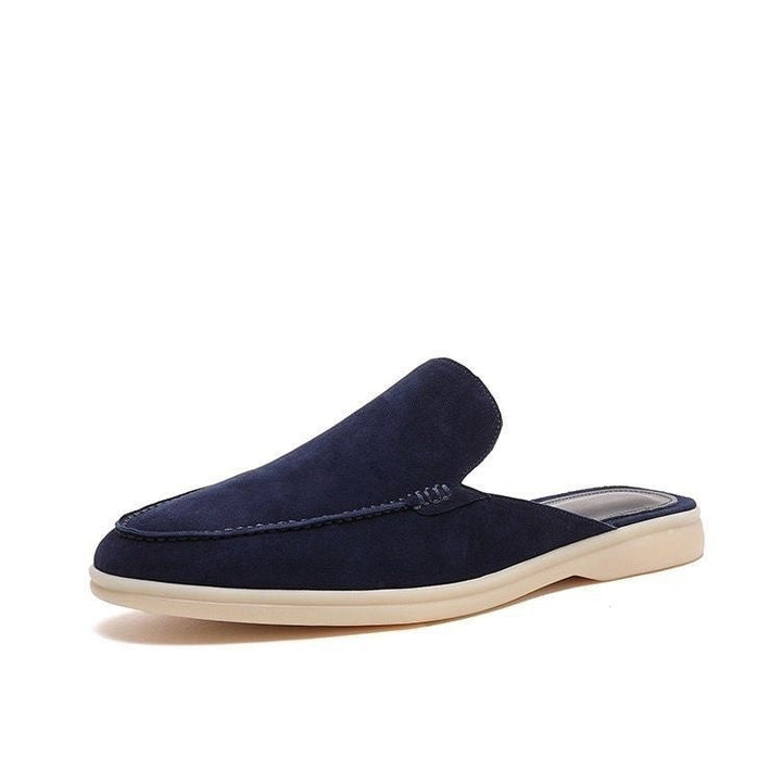 Elegant men's backless loafers in a sleek design. Slip-on shoes for versatile casual & smart-casual looks.
