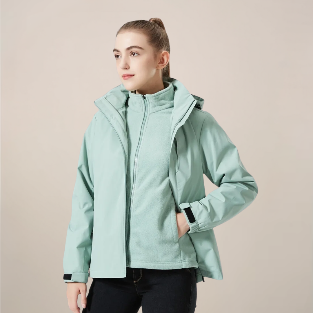 Lightweight men's windbreaker jacket with a stand collar, ideal casual outerwear for active outdoor wear.