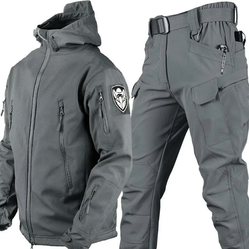 Durable men's waterproof tactical trousers, ideal for hiking, outdoor activities & all-weather adventure.