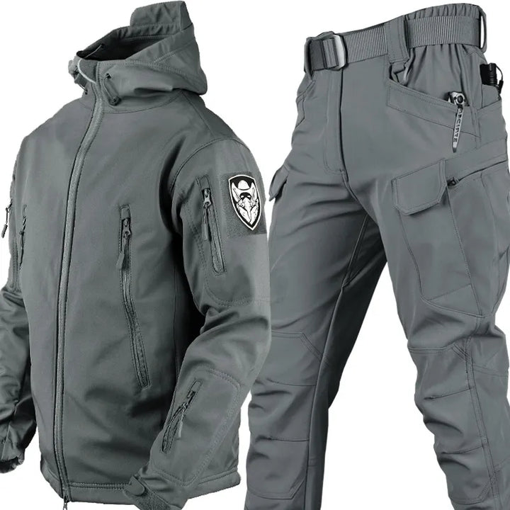 Durable men's waterproof tactical trousers, ideal for hiking, outdoor activities & all-weather adventure.