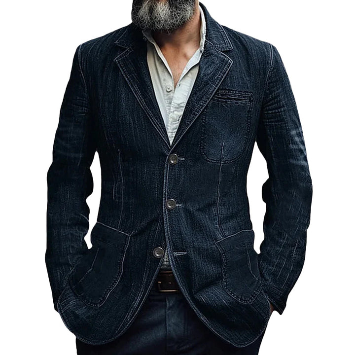 Stylish men's modern blazer for a sophisticated smart casual look. Essential men's fashion apparel.