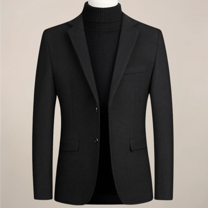 Versatile men's smart casual blazer, a modern two-button jacket for sophisticated men's fashion.
