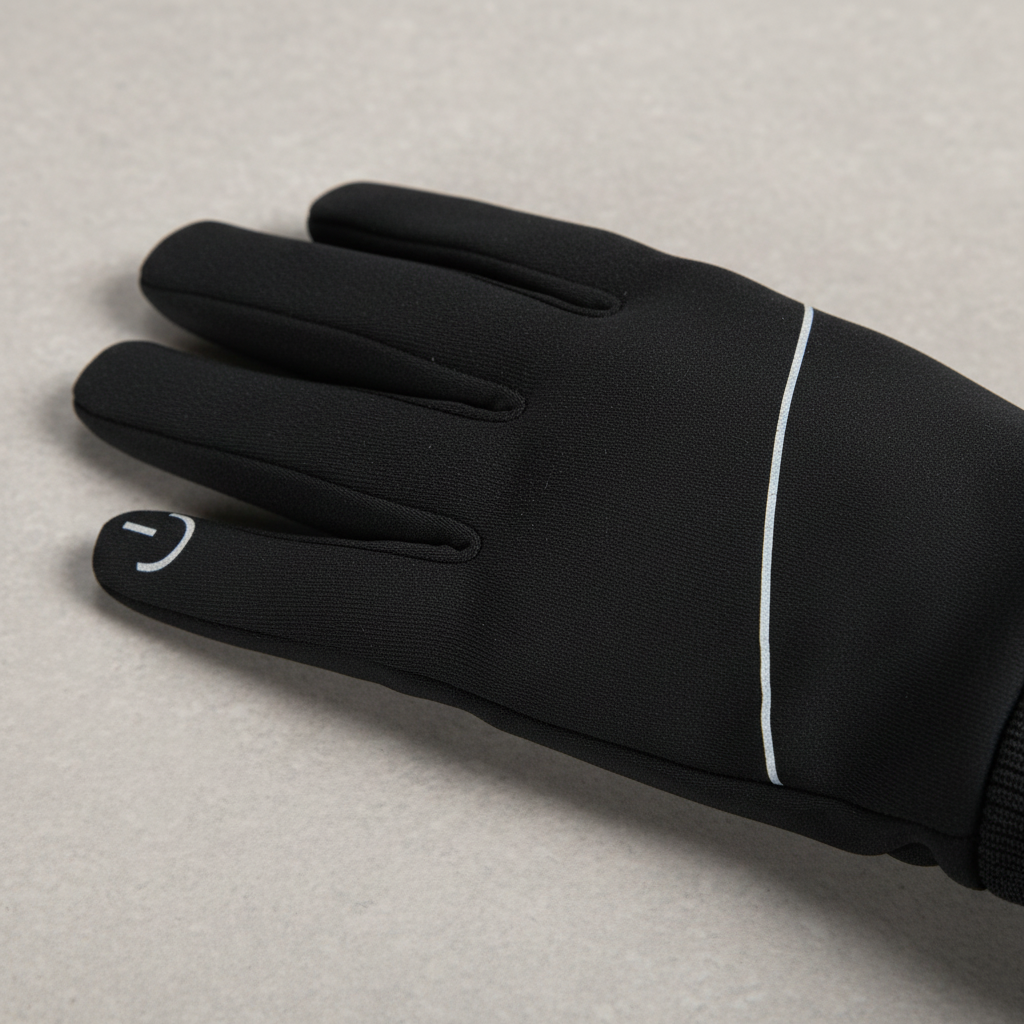 Thermal men's ThermoTouch winter gloves, windproof & warm for cold weather outdoor activities. Smartphone compatible.