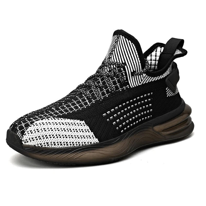 Men's TrailTrek durable performance running shoes with breathable upper and non-slip sole for outdoor trails.