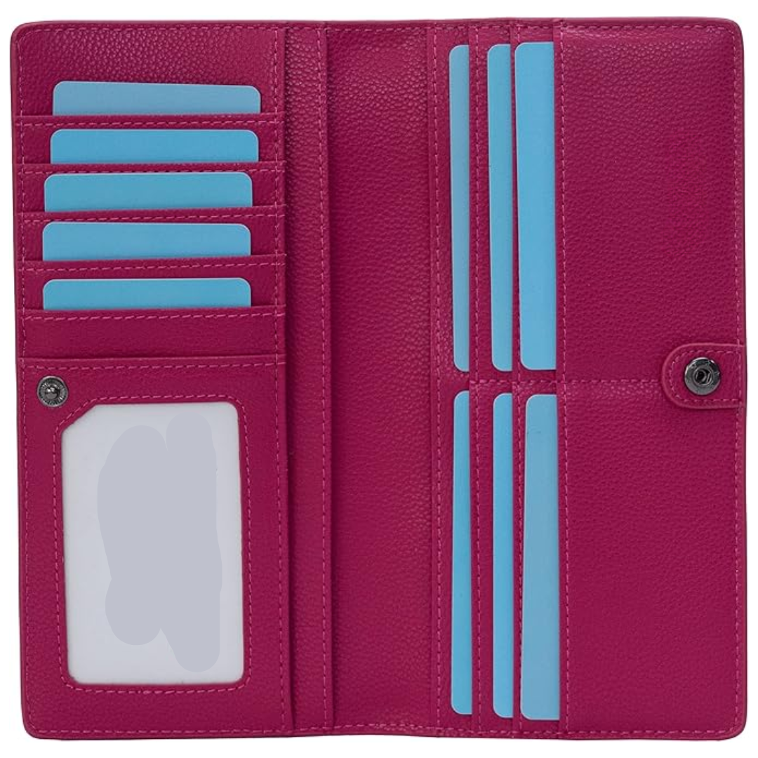 Everyday carry men's slim RFID wallet, card holder, secure & minimalist accessory.